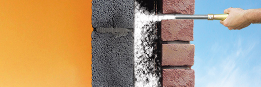 Signs of failed cavity insulation on internal walls